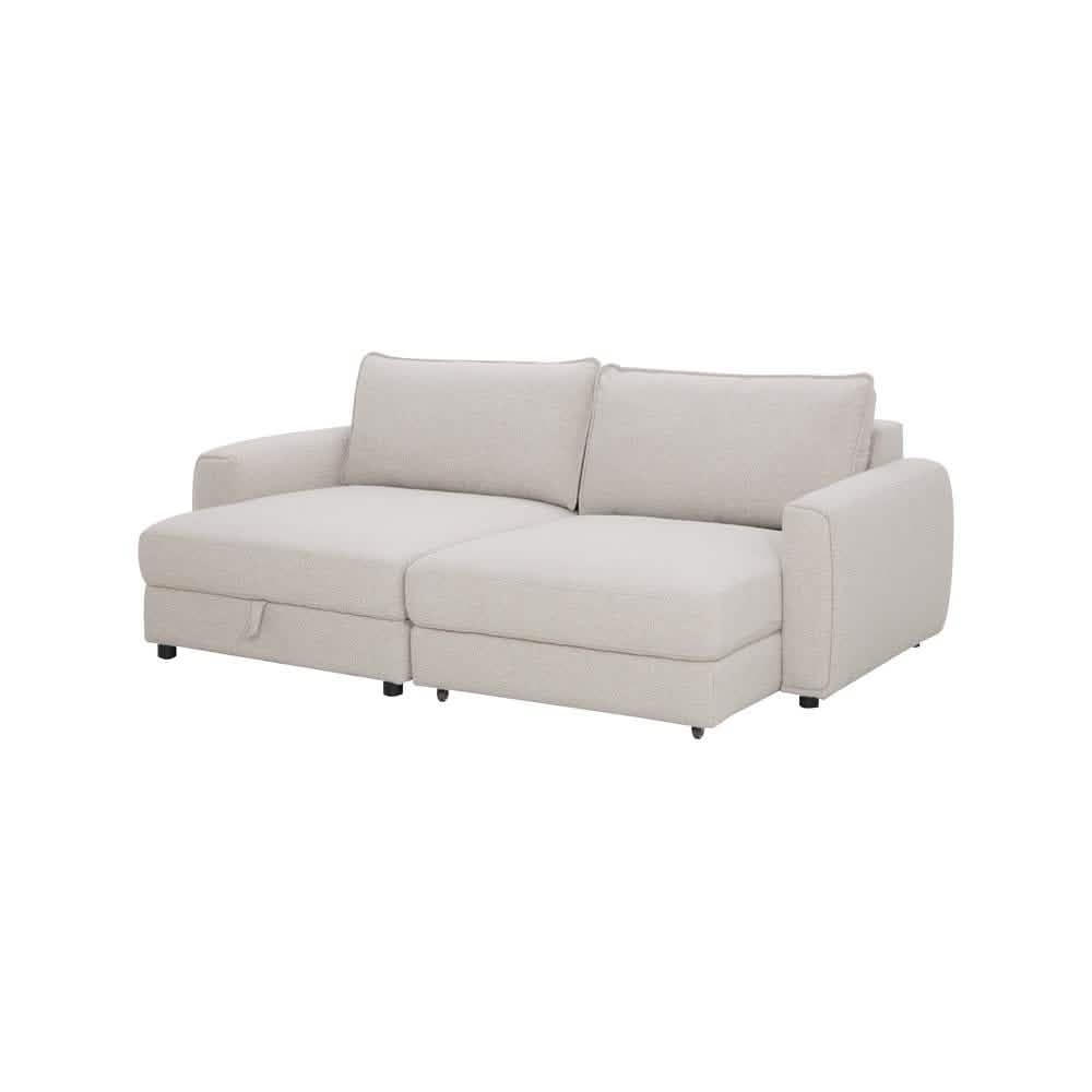 Naya Sofa med elektronisk modul - Højrevendt - Beige Boucle