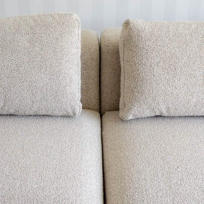 Nolio Modulsofa 220 cm - Beige Bouclé