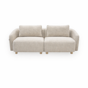 Nolio Modulsofa 220 cm - Beige Bouclé
