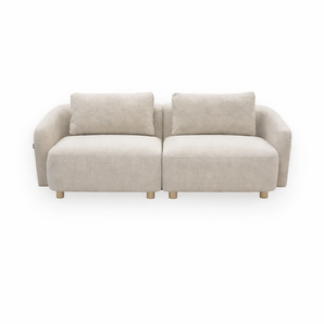 Nolio Modulsofa 220 cm - Beige Bouclé