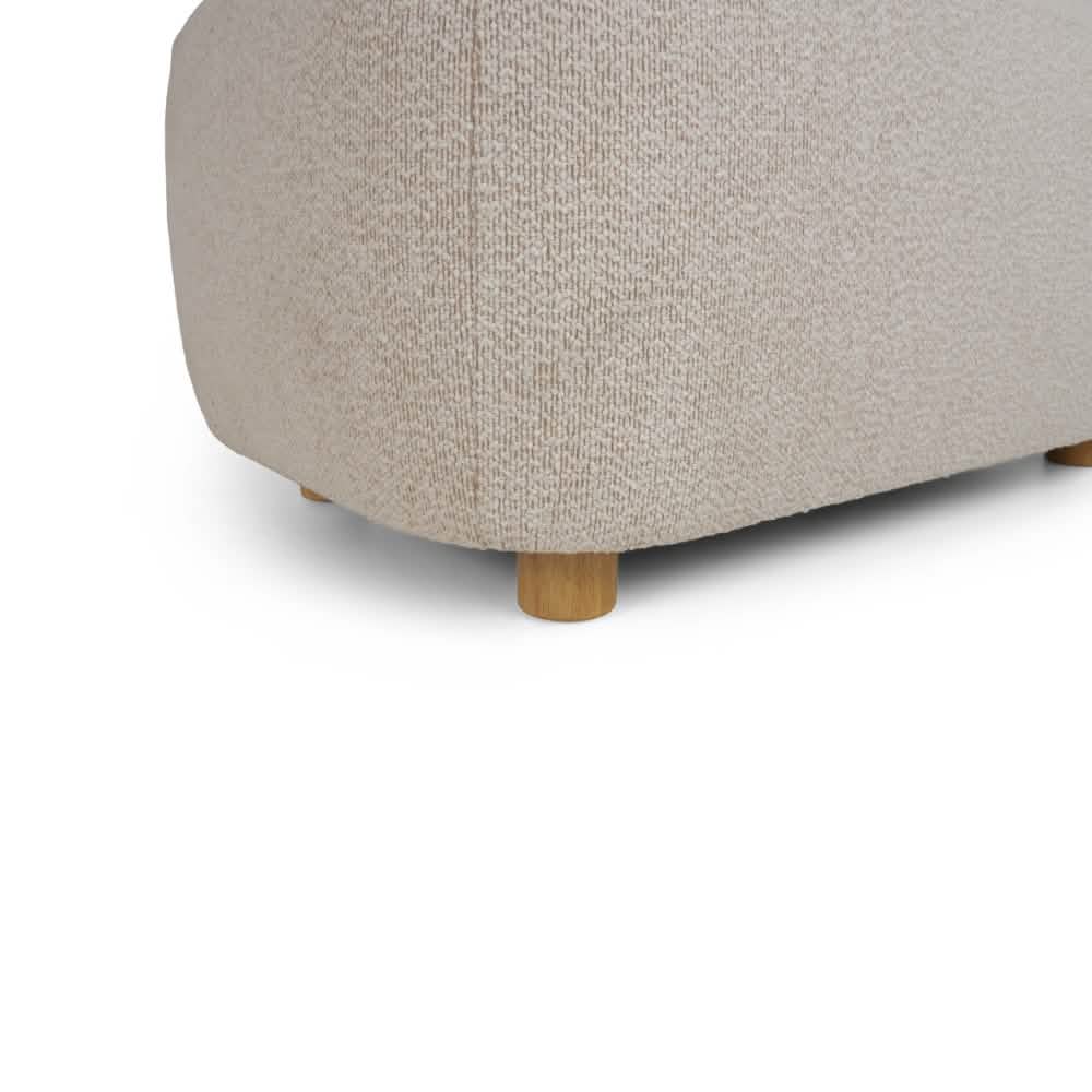 Nolio Puf - Beige Boucle