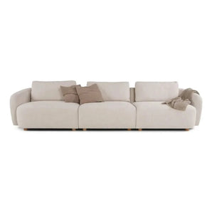 Stofprøve - Nolio i Beige Bouclé