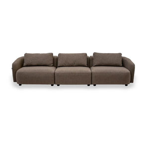 Nolio Modulsofa 315 cm - Brun Bouclé