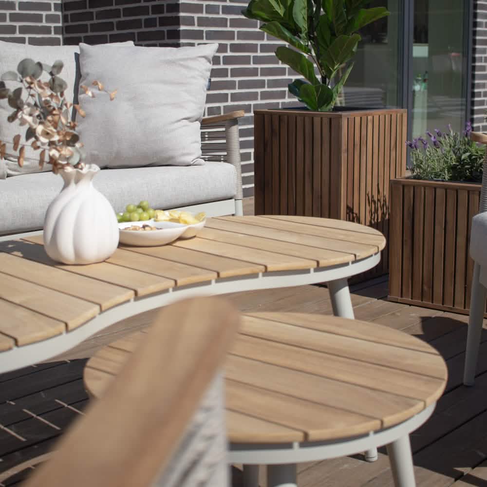 Norvik 5-pers. Loungesæt - Beige Reb