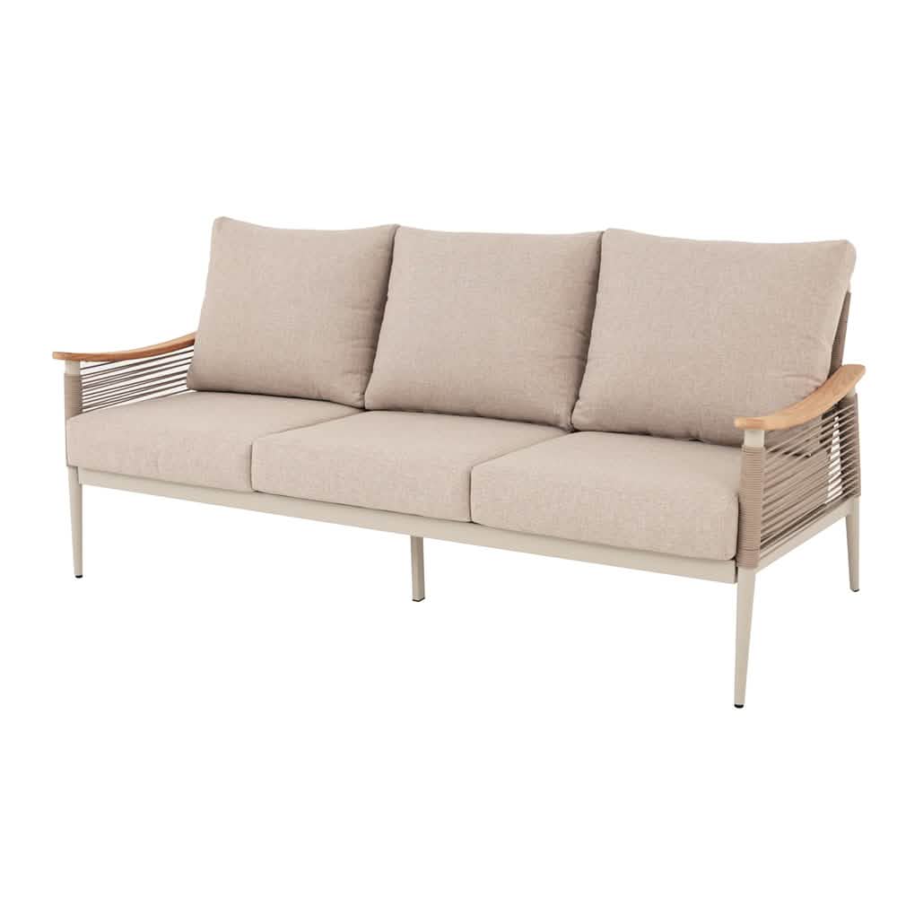 Norvik 5-pers. Loungesæt - Beige Reb