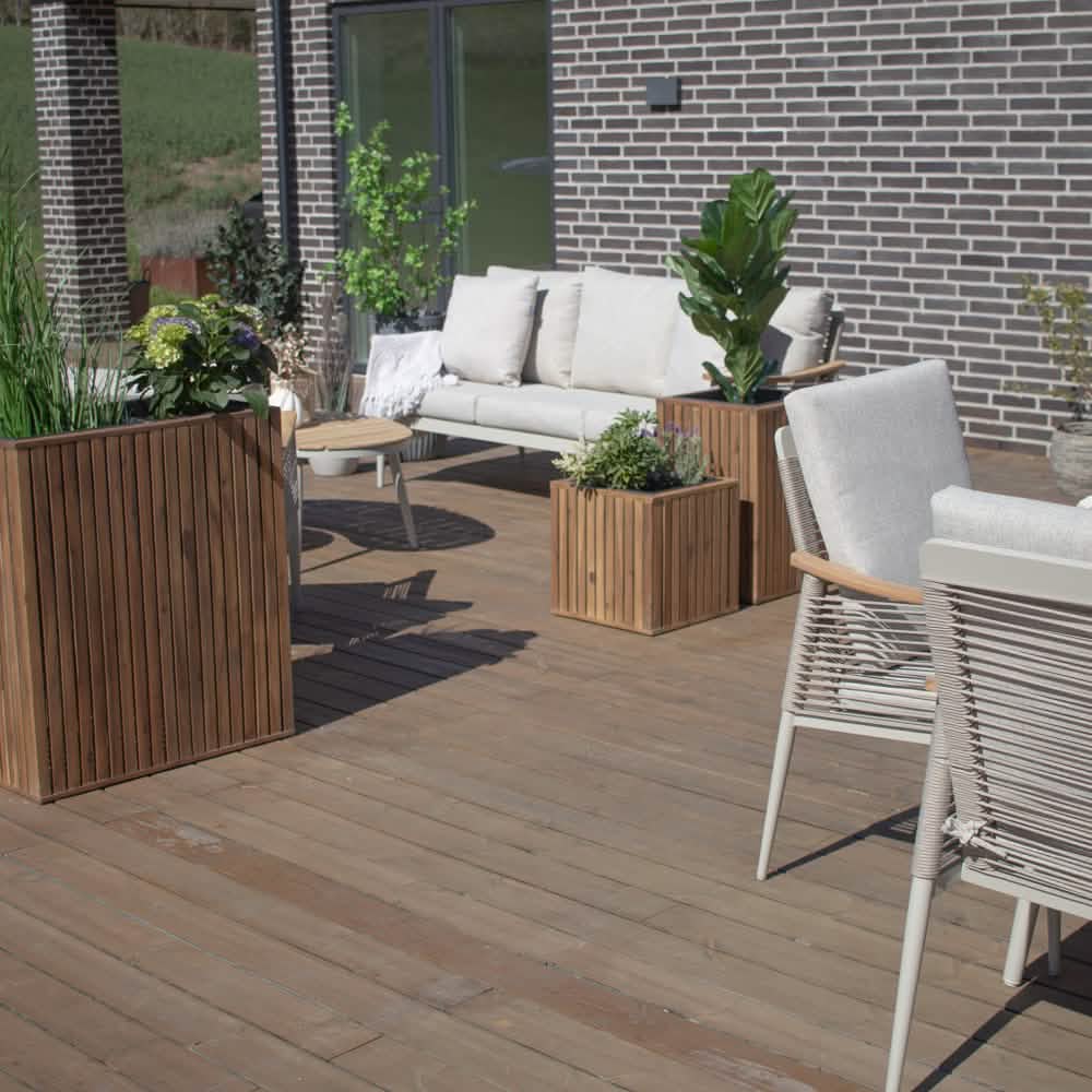 Norvik 5-pers. Loungesæt - Beige Reb