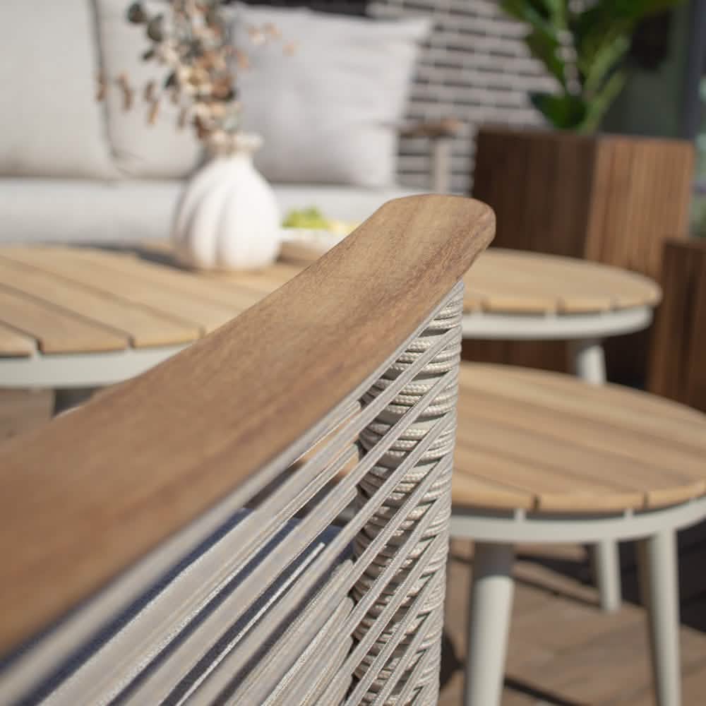 Norvik 5-pers. Loungesæt - Beige Reb
