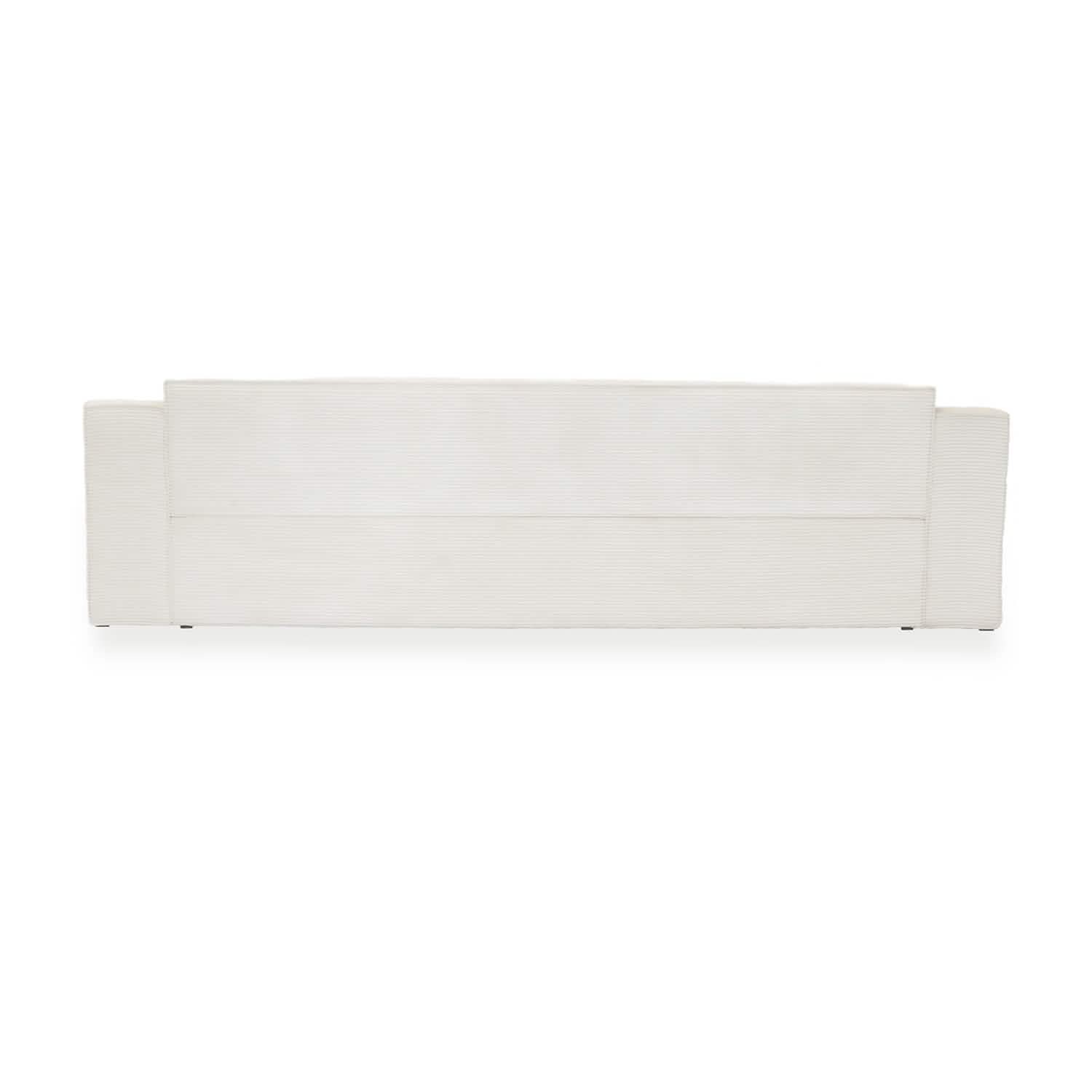 Ollie Sofa - Lys Bredriflet Fløjl, 280 cm