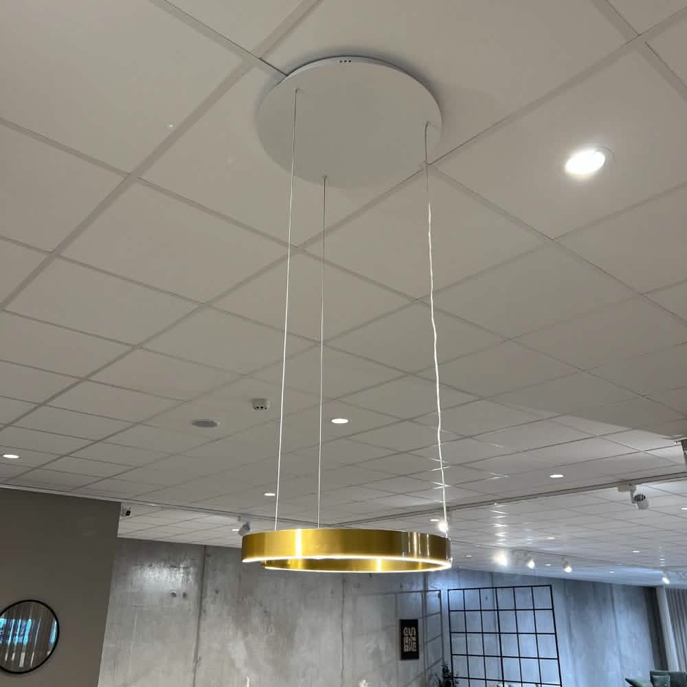 Pendel Lampe - Guld Ø40 cm