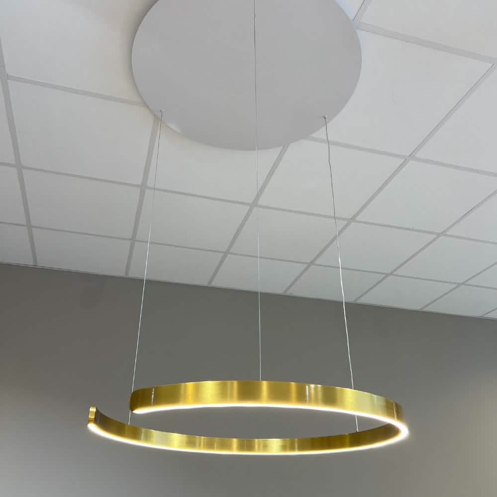 Pendel Lampe - Guld Ø60 cm