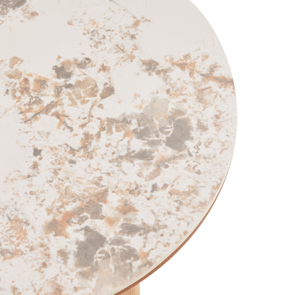 Rio Keramik Sidebord - Natur Eg Ø50 cm