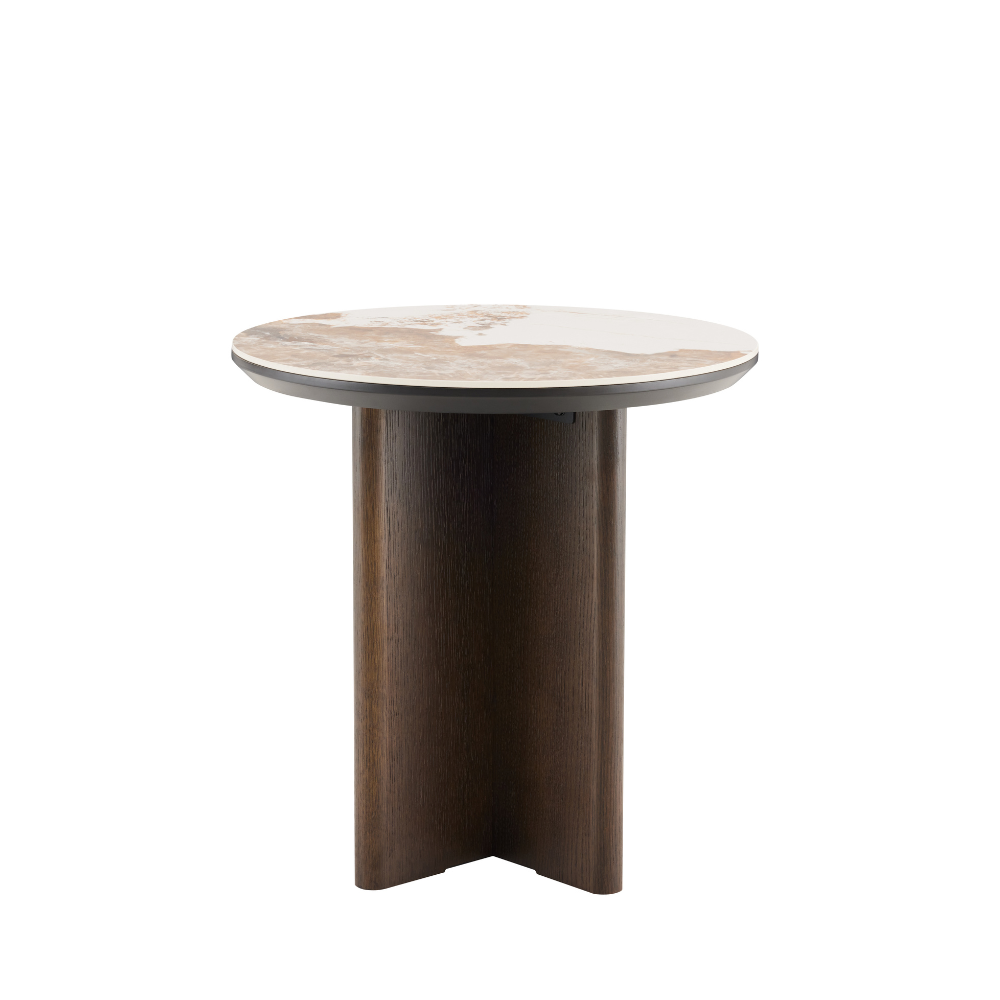 Rio Keramik Sidebord - Smoked Eg Ø50 cm