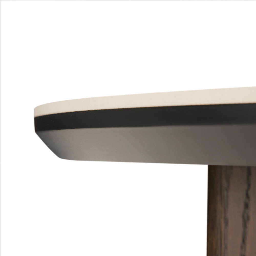 Rio Keramik Sofabord - Smoked Eg Ø80 cm