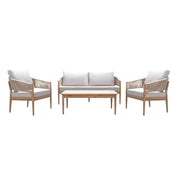 Solheim 4-pers. Loungesæt - Beige Reb