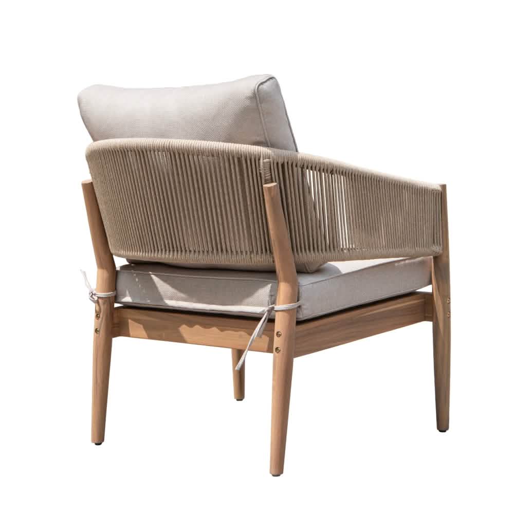 Solheim Loungestol - Beige Reb