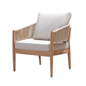 Solheim Loungestol - Beige Reb