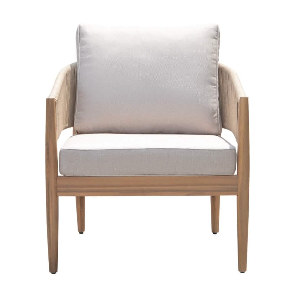 Solheim Loungestol - Beige Reb