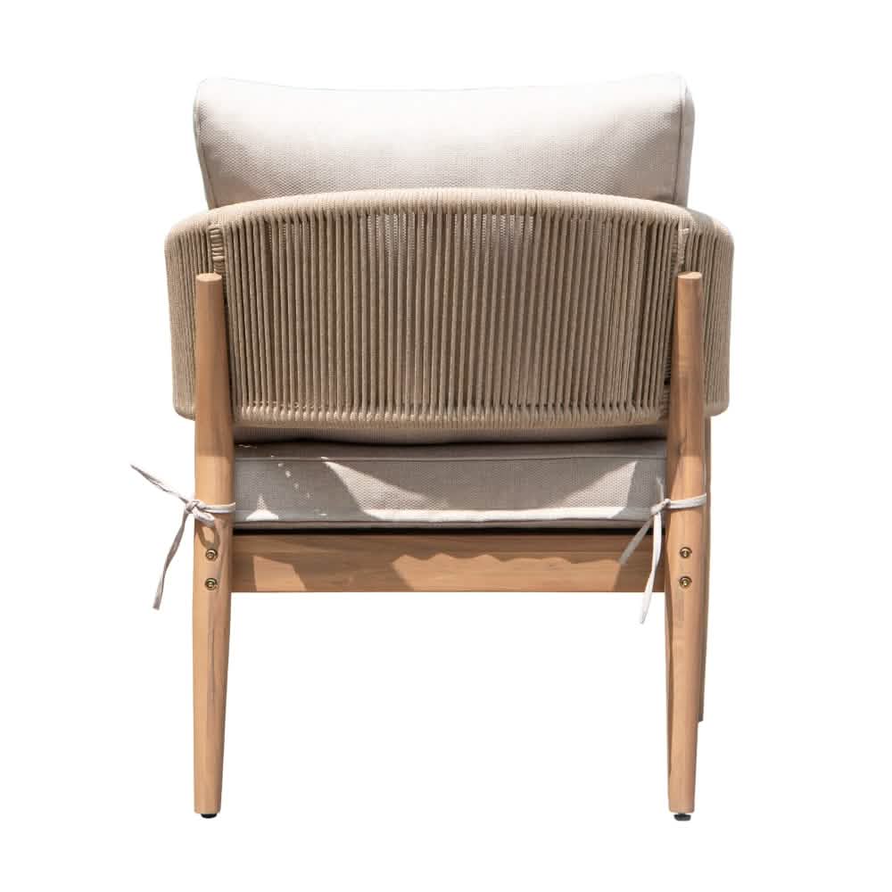 Solheim Loungestol - Beige Reb