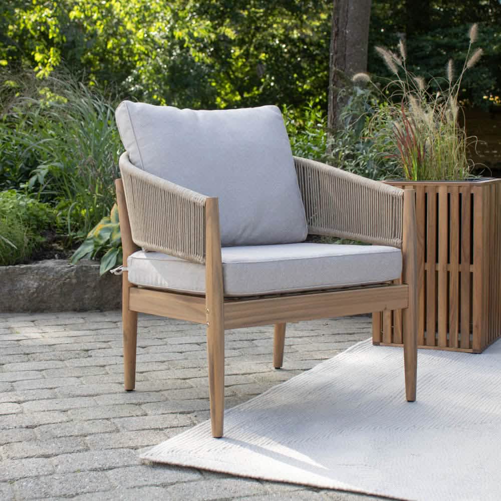 Solheim Loungestol - Beige Reb