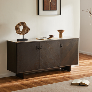 Tiva Skænk m. Keramik top - Smoked Eg 160 cm