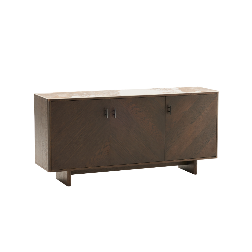 Tiva Skænk m. Keramik top - Smoked Eg 160 cm