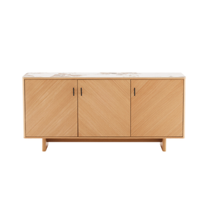 Tiva Skænk m. Keramik top - Natur Eg 160 cm