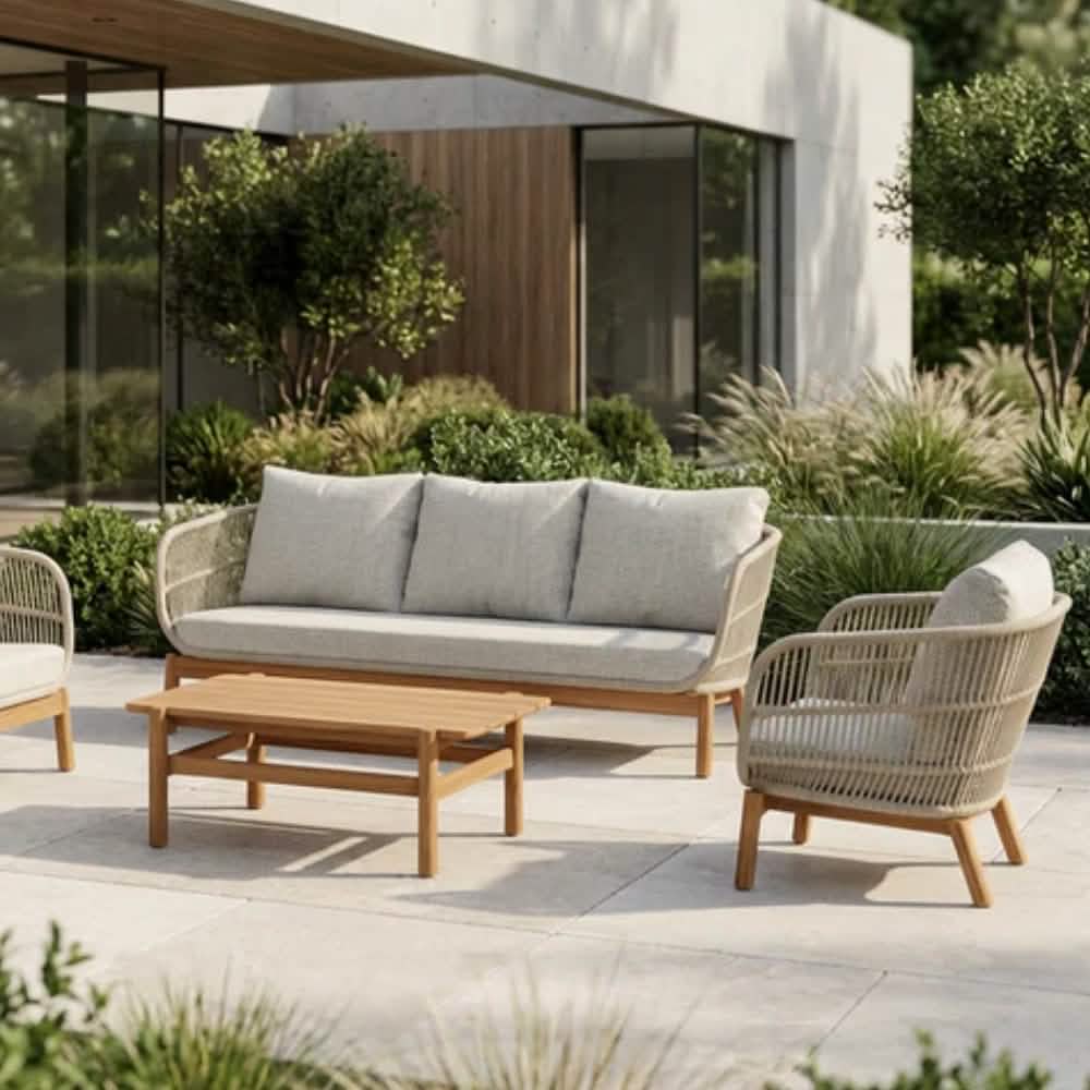 Tokheim 3-pers Loungesofa - Beige Reb