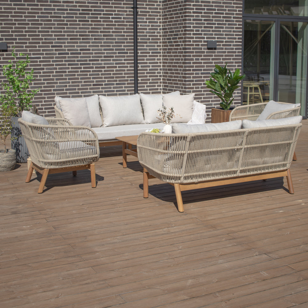 Tokheim Loungesæt, 5-pers. - Beige Reb