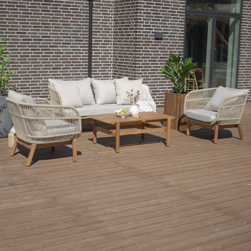Tokheim 4-pers. Loungesæt - Beige Reb