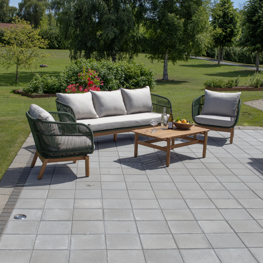 Tokheim 3-pers Loungesofa - Grøn Reb