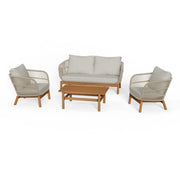 Tokheim 4-pers. Loungesæt - Beige Reb