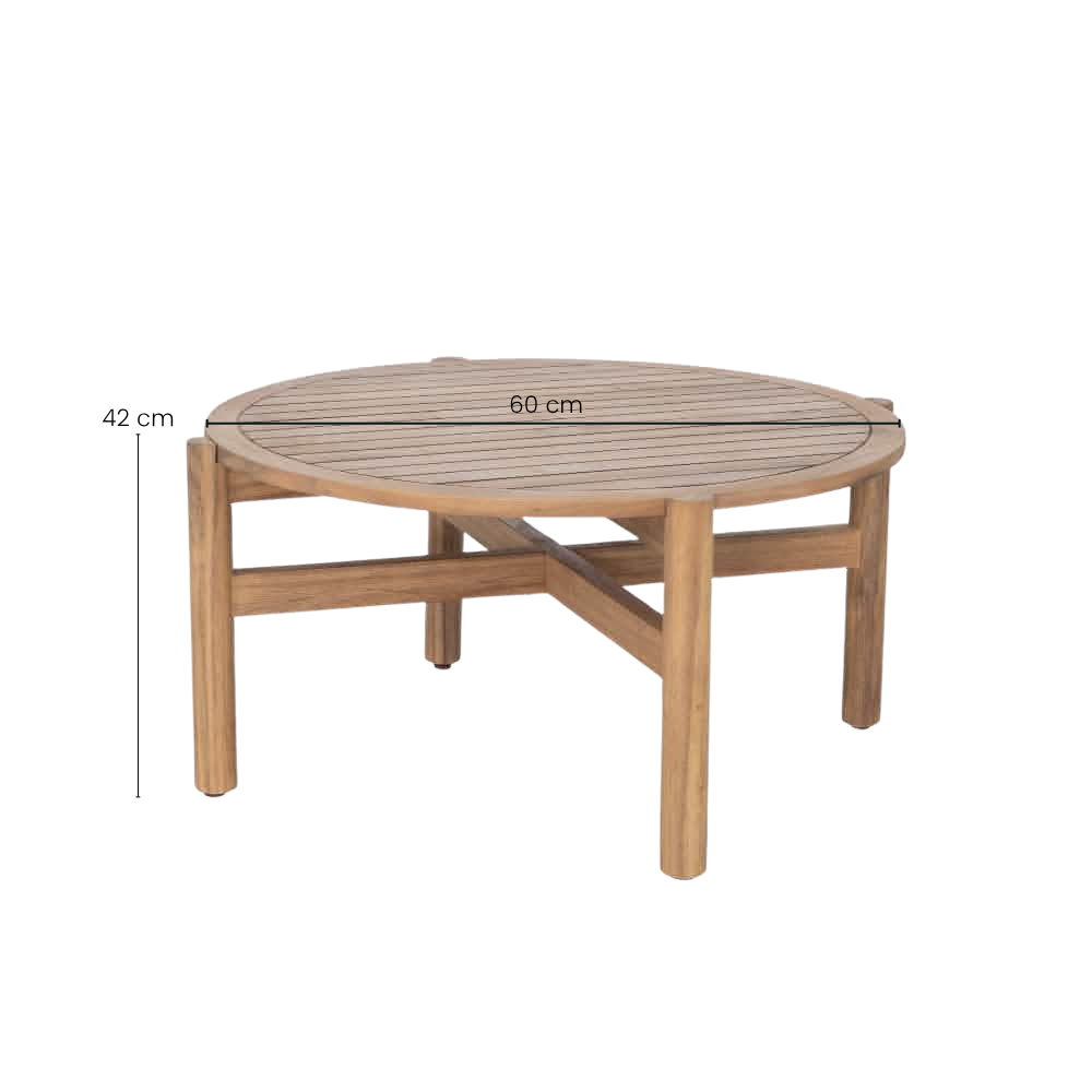Tokheim Akaciebord - Ø60 cm