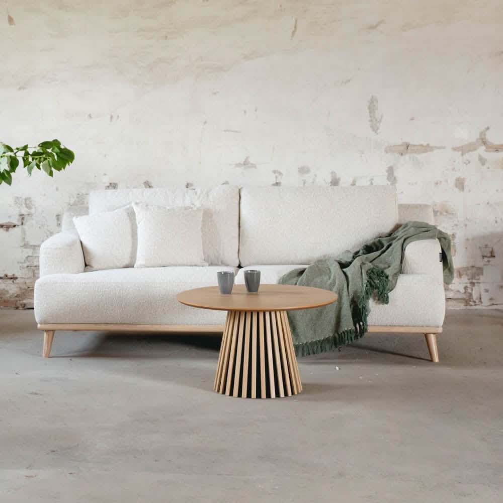 Tomson 3-pers. Sofa - Beige 220 cm