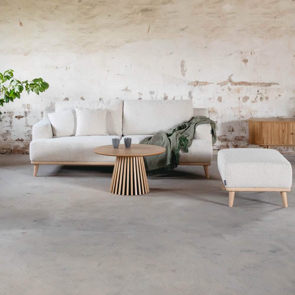Tomson 3-pers. Sofa - Beige 220 cm