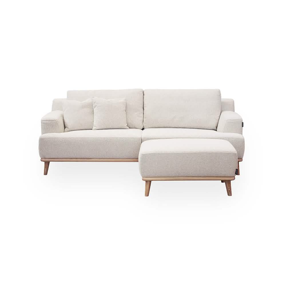 Tomson 3-pers. Sofa - Beige 220 cm