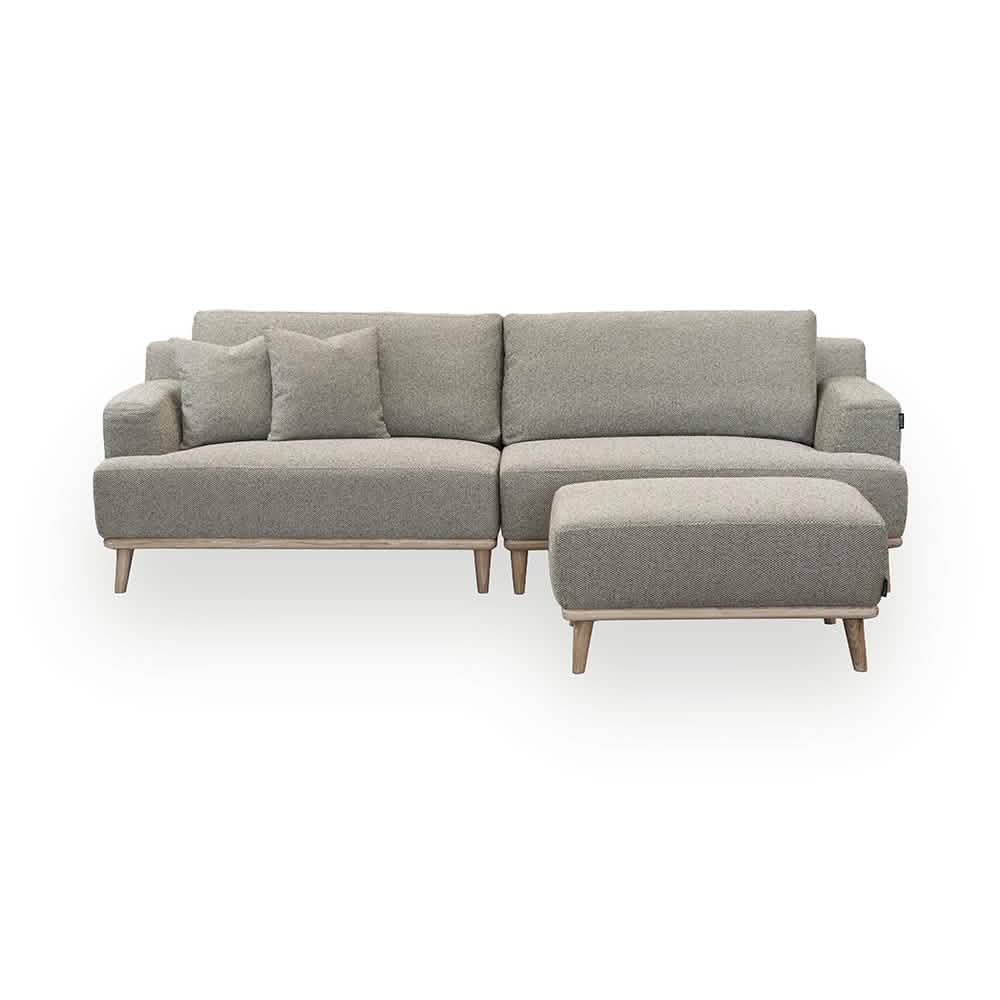 Tomson 4-pers. Sofa - Grøn/beige 260 cm