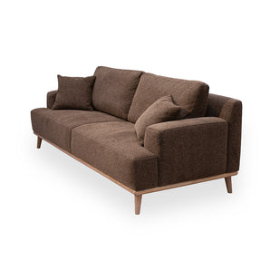 Tomson 3-pers. sofa - Brun 220 cm