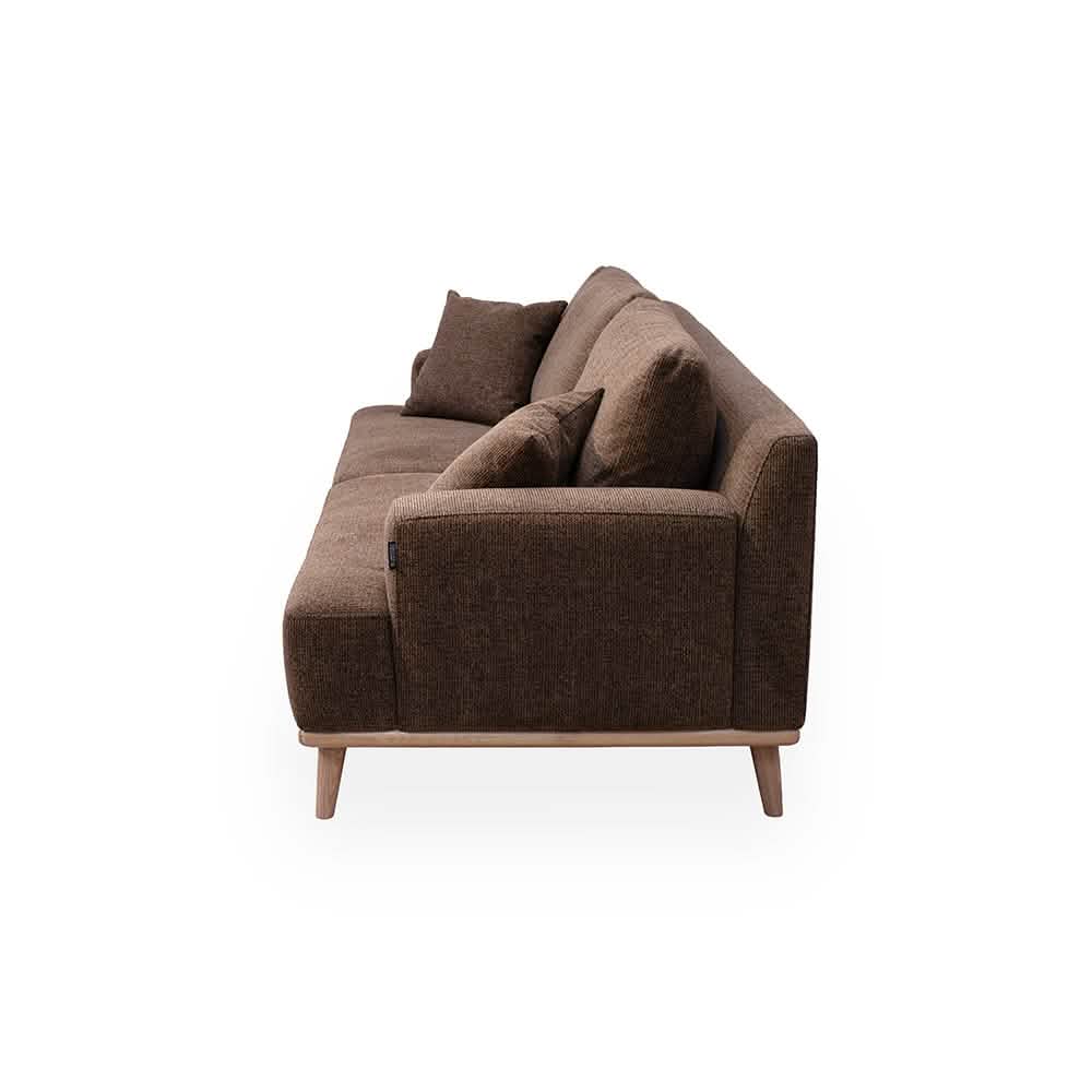 Tomson 3-pers. Sofa - Brun 220 cm