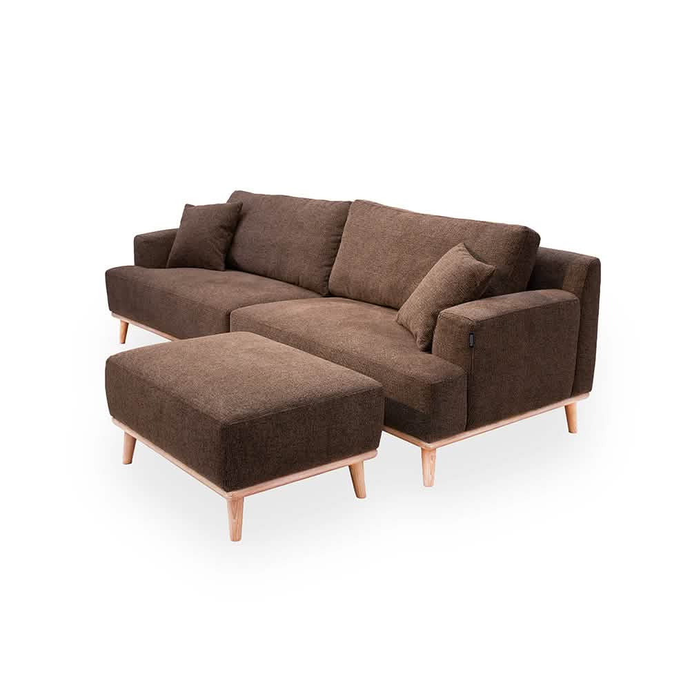 Tomson 4-pers. Sofa - Brun 260 cm