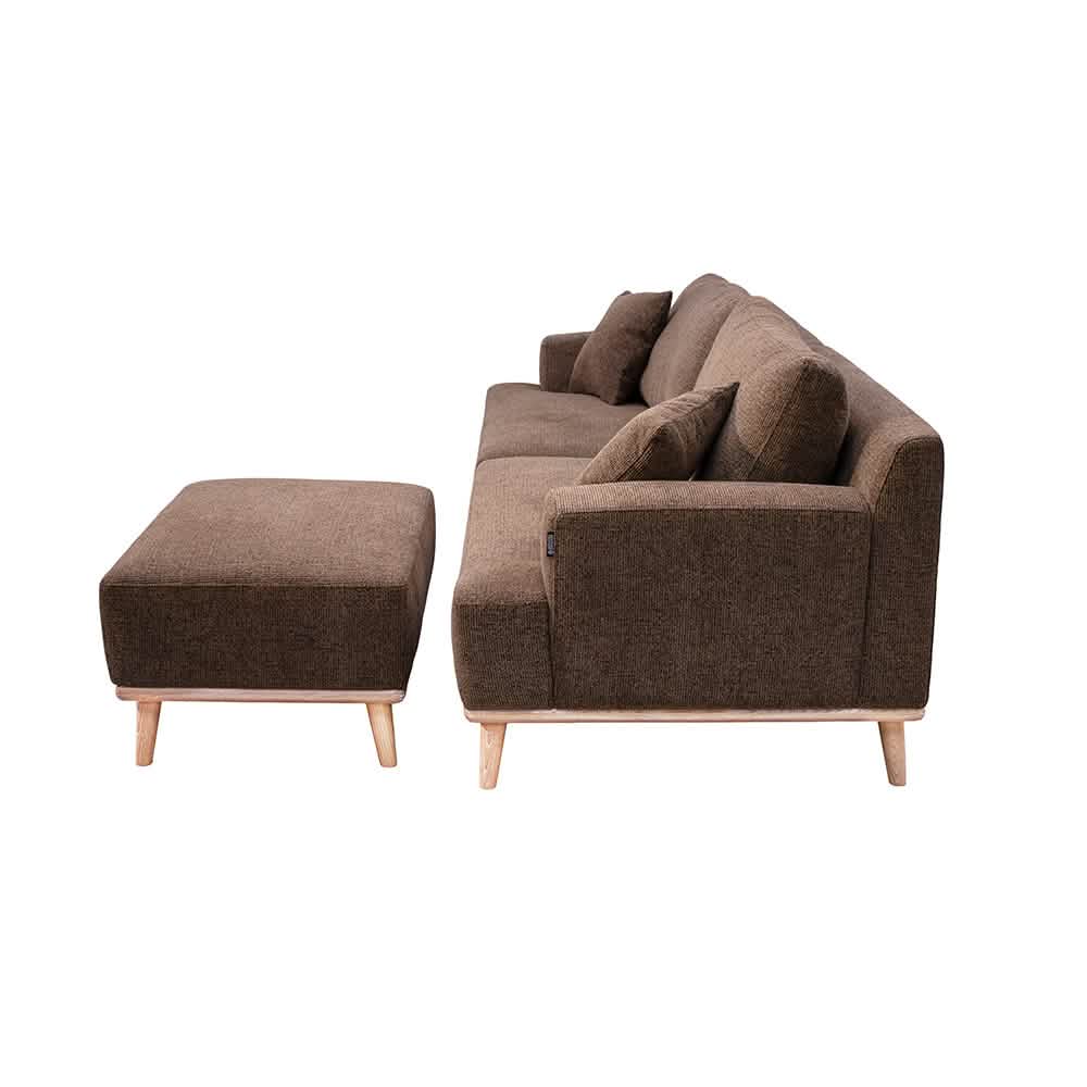 Tomson 4-pers. Sofa - Brun 260 cm