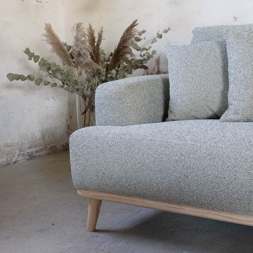 Tomson 4-pers. Sofa - Grøn/beige 260 cm