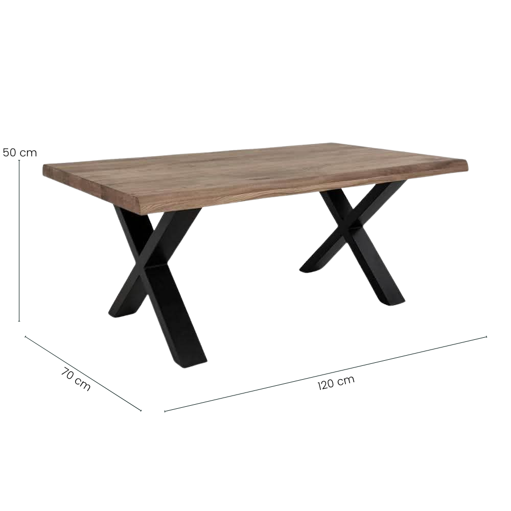 Toulon Sofabord - 120 cm - Smoked Eg