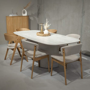 Velora Spisebord - Beige - 220 cm