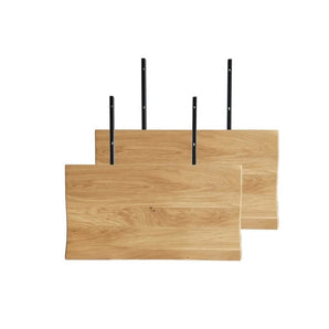 Tillægsplader til Venus Plankebord - Naturolieret Egetræ  50 cm (2 stk)
