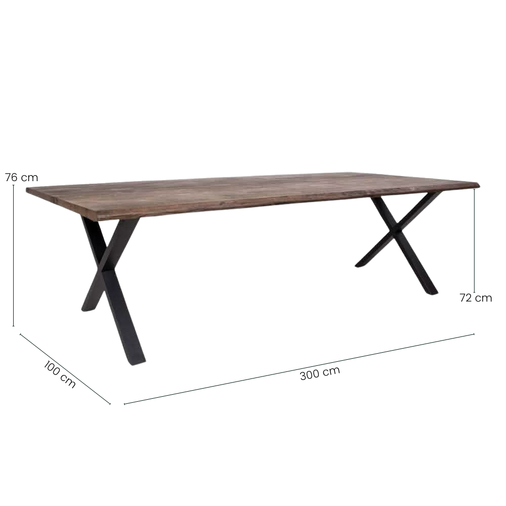 Venus Plankebord - 300 cm - Smoked Olieret Egetræ