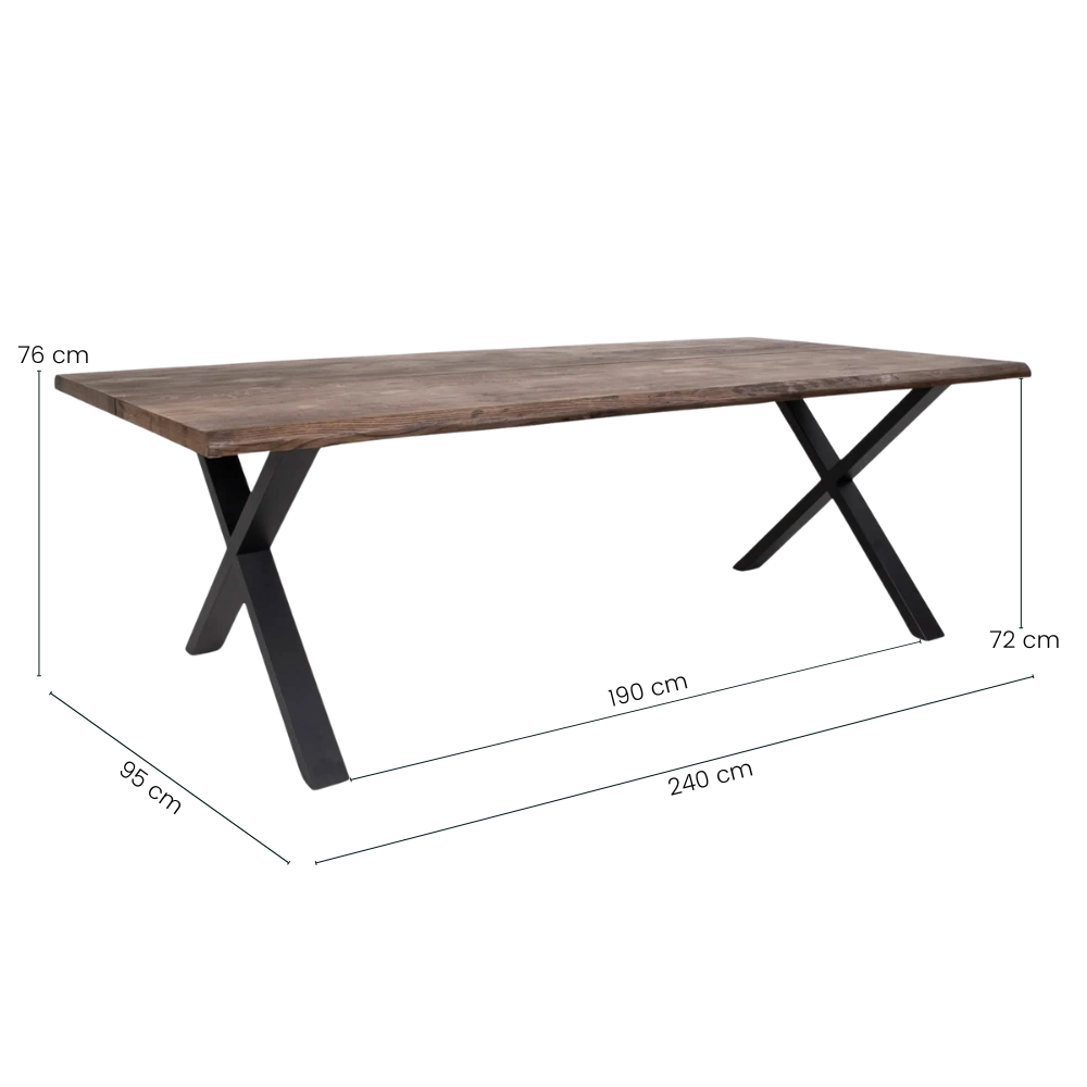 Venus Plankebord - 240 cm - Smoked Olieret Egetræ