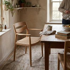 Yra Spisebordsstol – Natur ask m. fletsæde