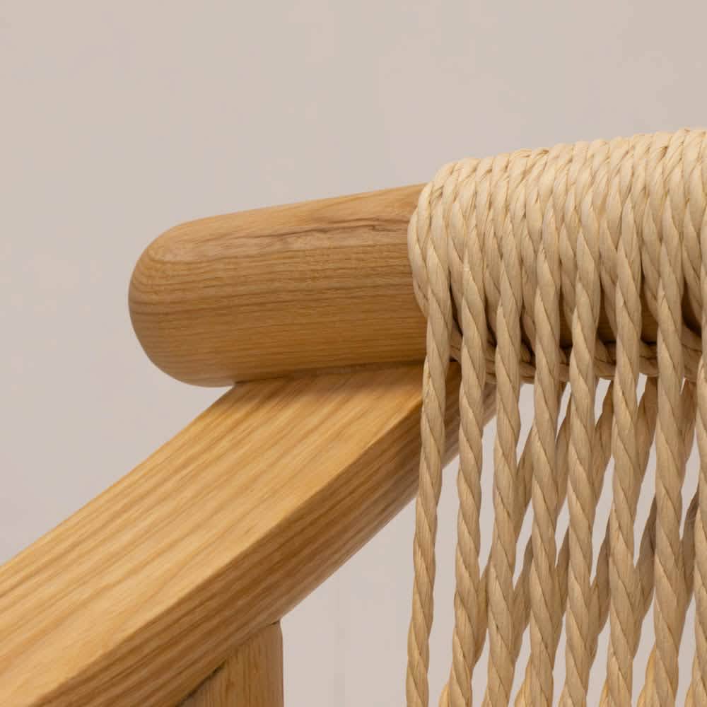 Zelo Spisebordsstol – Natur ask m. beige sæde