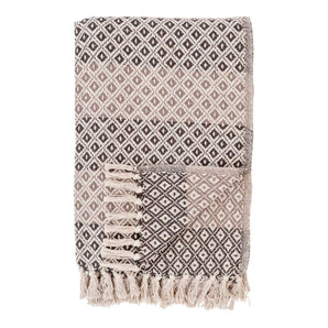 Alanya plaid - Brun/Beige/Hvid - Hofstra & Wagner