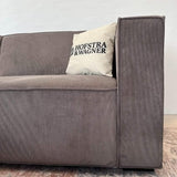 Balu Sofa - Grå Fløjl - Hofstra & Wagner